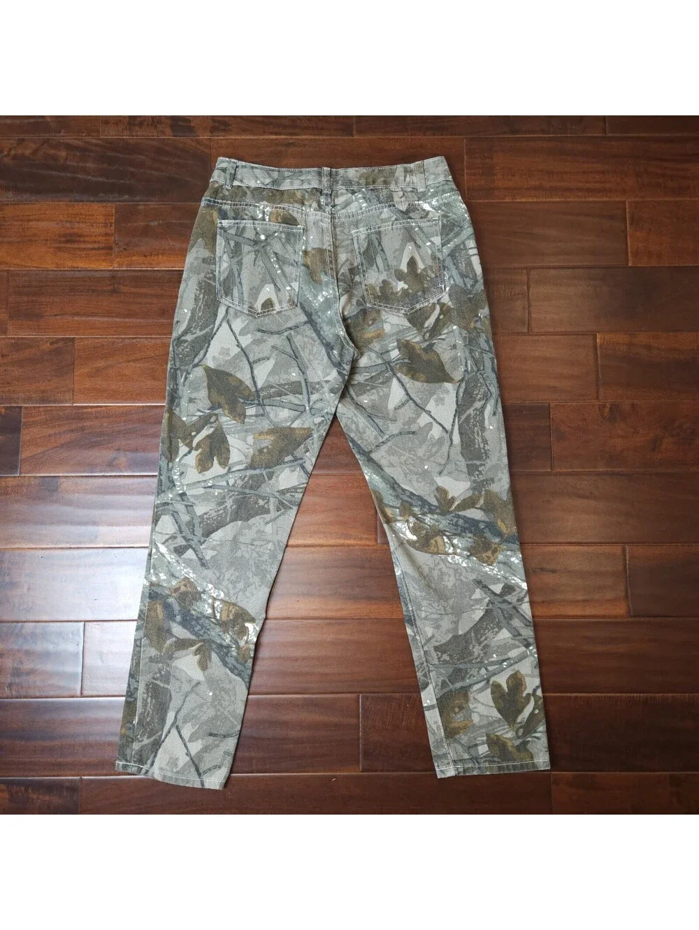 Manfinity Mens Camouflage Workwear Jeans Size 32x30